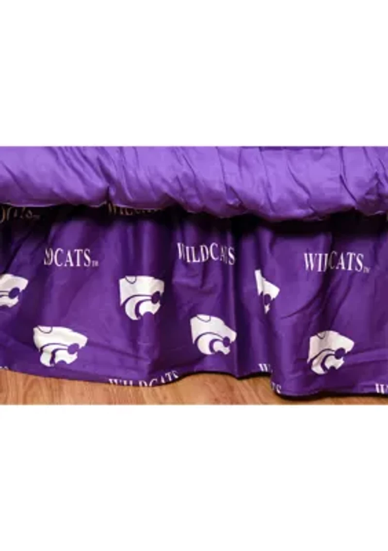 NCAA Kansas State Wildcats Printed Dust Ruffle