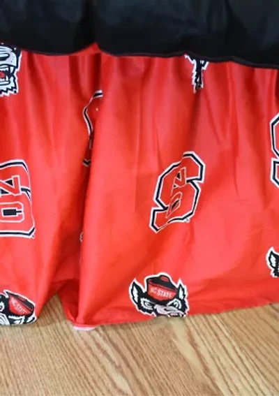 NCAA NC State Wolfpack Printed Dust Ruffle