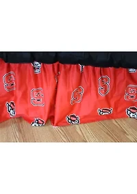 NCAA NC State Wolfpack Printed Dust Ruffle