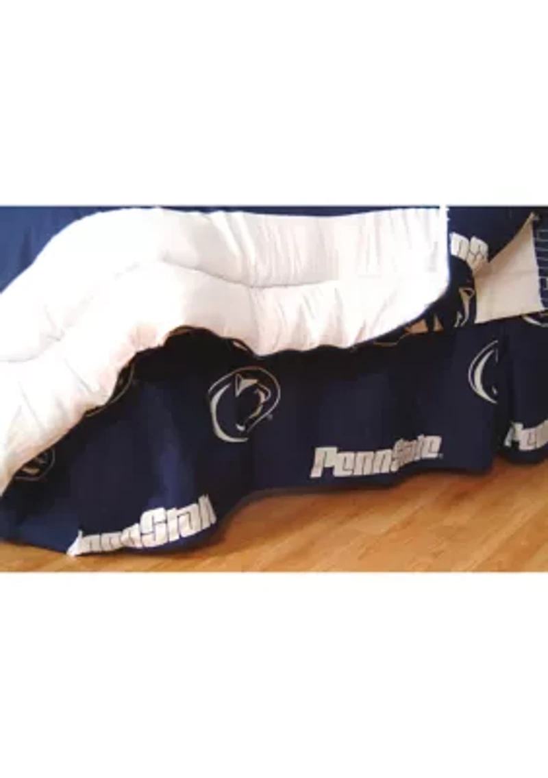 NCAA Penn State Nittany Lions Printed Dust Ruffle