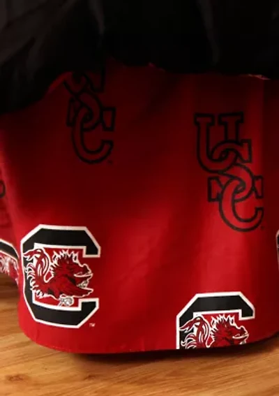 NCAA South Carolina Gamecocks Printed Dust Ruffle