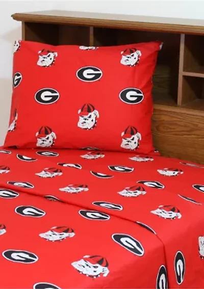 NCAA Georgia Bulldogs Sheet Set