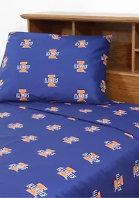 NCAA Illinois Fighting Illini Sheet Set