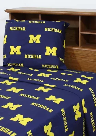 NCAA Michigan Wolverines Sheet Set