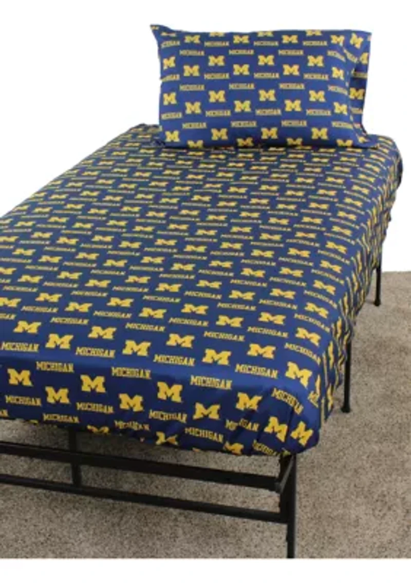 NCAA Michigan Wolverines Sheet Set