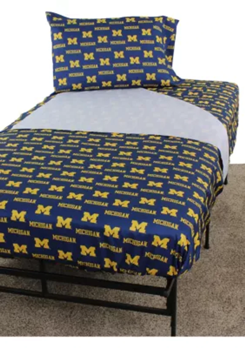 NCAA Michigan Wolverines Sheet Set