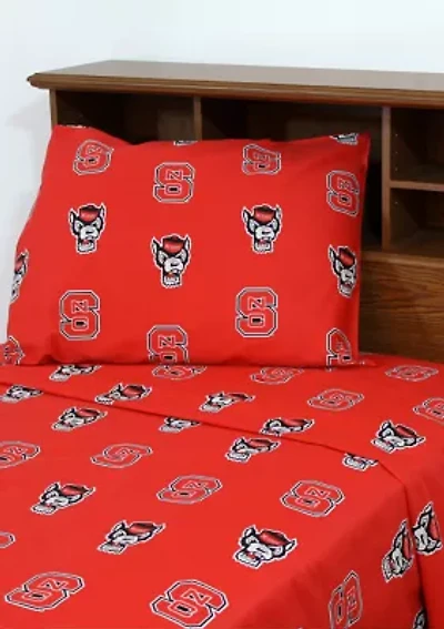 NCAA NC State Wolfpack Sheet Set