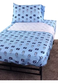 NCAA North Carolina Tar Heels Sheet Set