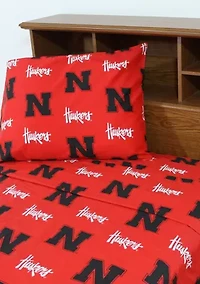 NCAA Nebraska Cornhuskers Sheet Set