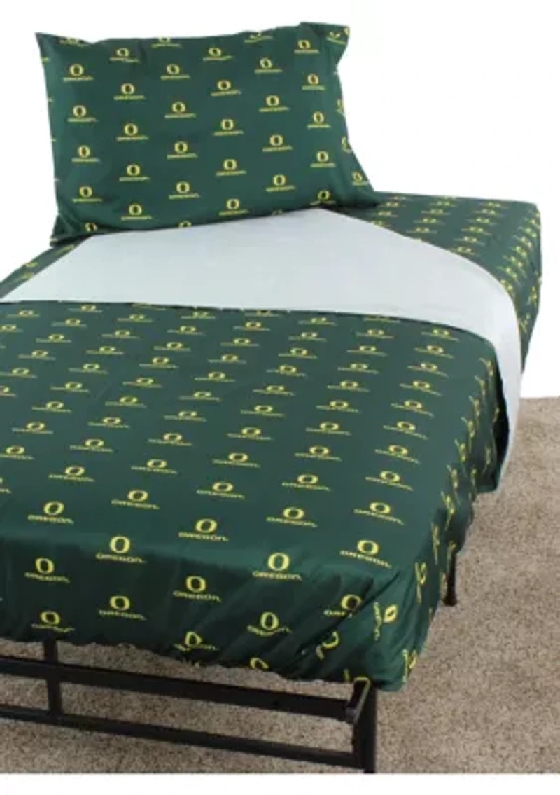 NCAA Oregon Ducks Sheet Set