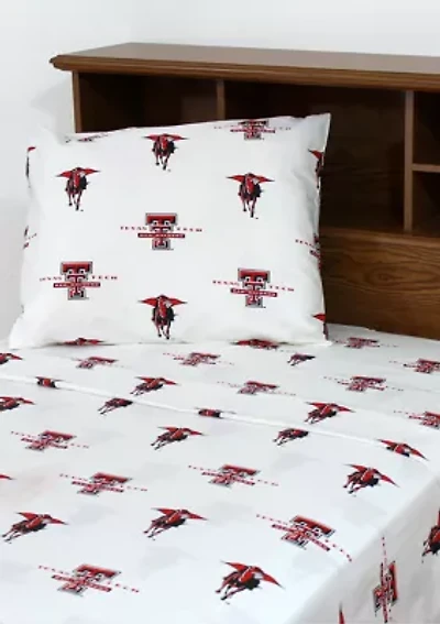 NCAA Texas Tech Red Raiders Sheet Set