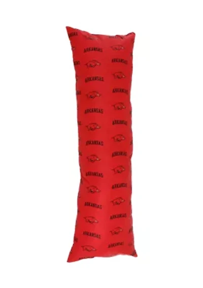 NCAA Arkansas Razorbacks Printed Body Pillow