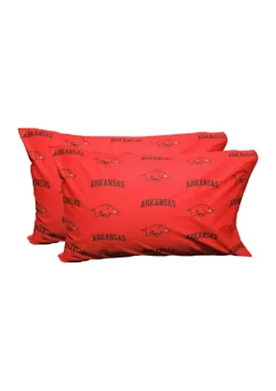 NCAA Arkansas Razorbacks King Pillowcase
