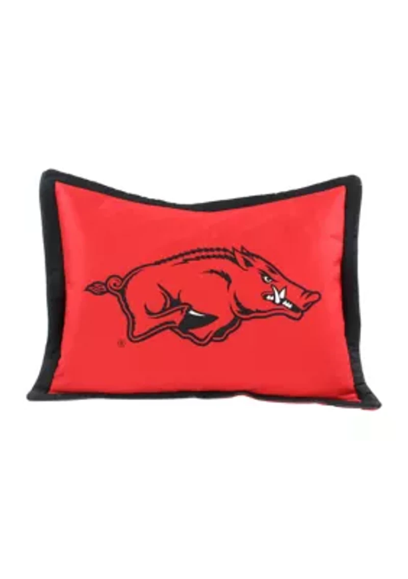 NCAA Arkansas Razorbacks Printed Pillow Sham