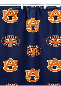 NCAA Auburn Tigers Printed Shower Curtain