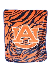 NCAA Auburn Tigers Soft Raschel Throw Blanket
