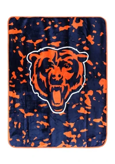 NFL Chicago Bears Raschel Knit Throw Blanket