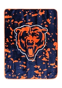 NFL Chicago Bears Raschel Knit Throw Blanket