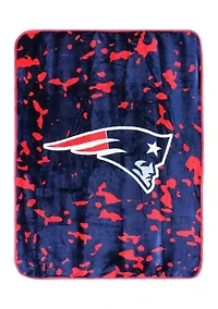 NFL New England Patriots Raschel Knit Throw Blanket