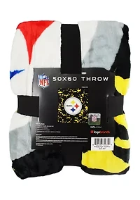 NFL Pittsburgh Steelers Raschel Knit Throw Blanket