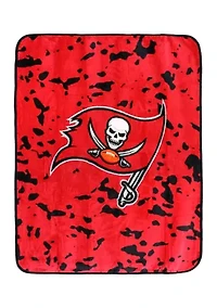 NFL Tampa Bay Buccaneers Raschel Knit Throw Blanket