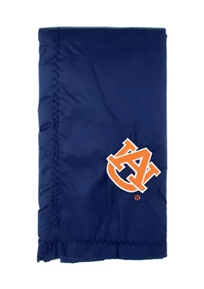 NCAA Auburn Tigers 28 in x 28 in Silky and Super Soft Plush Baby Blanket
