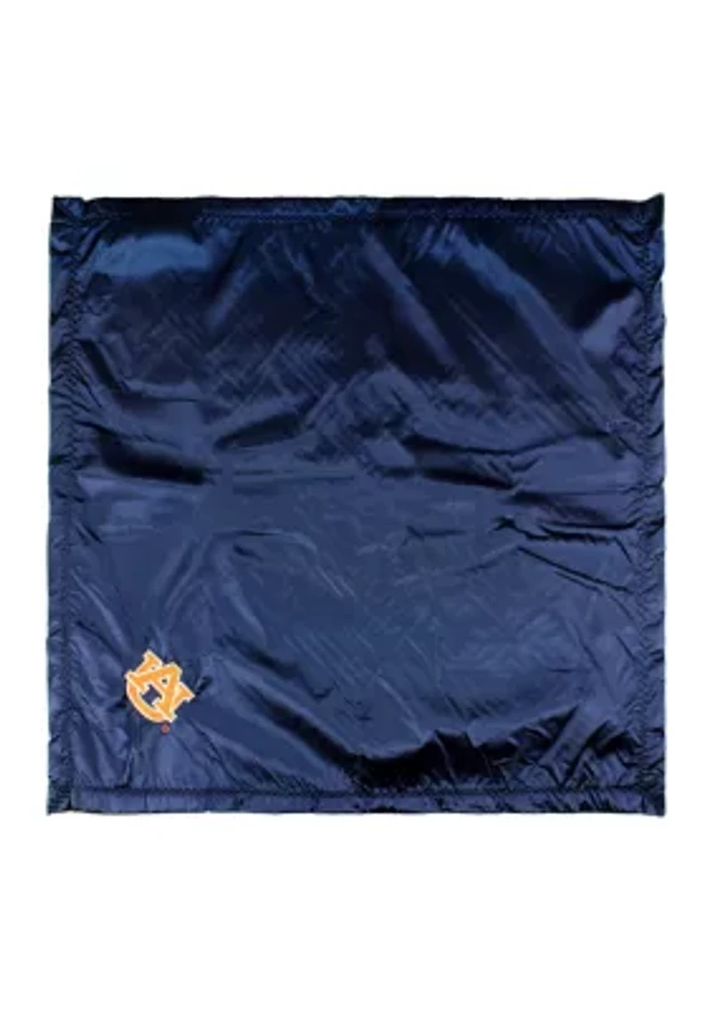 NCAA Auburn Tigers 28 in x 28 in Silky and Super Soft Plush Baby Blanket