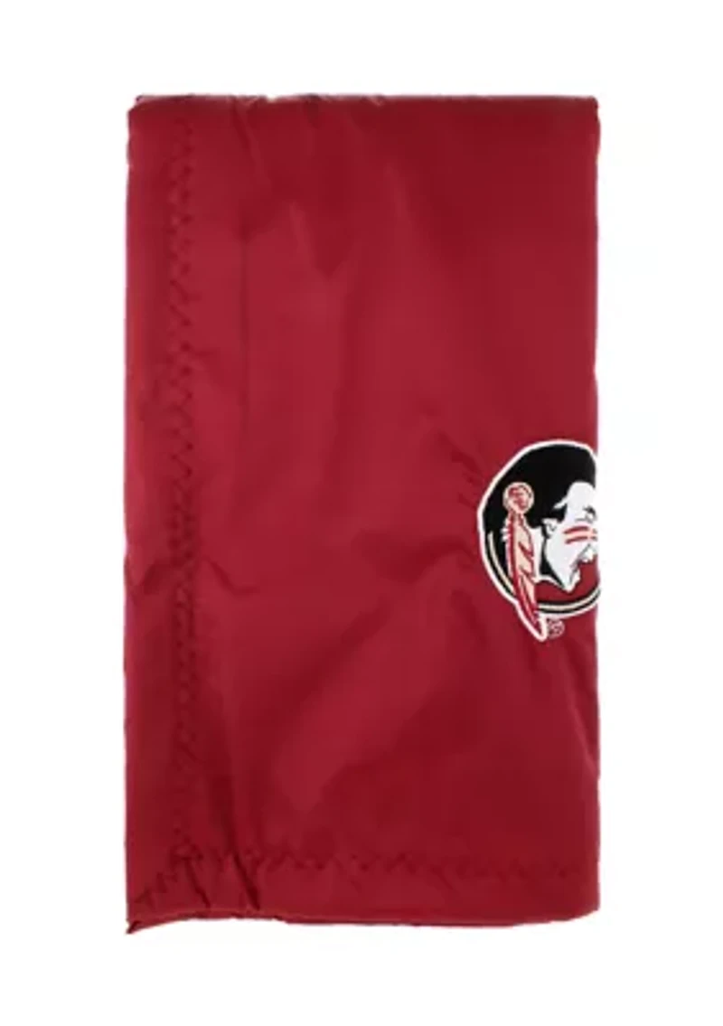 NCAA Florida State Seminoles 28 in x 28 in Silky and Super Soft Plush Baby Blanket