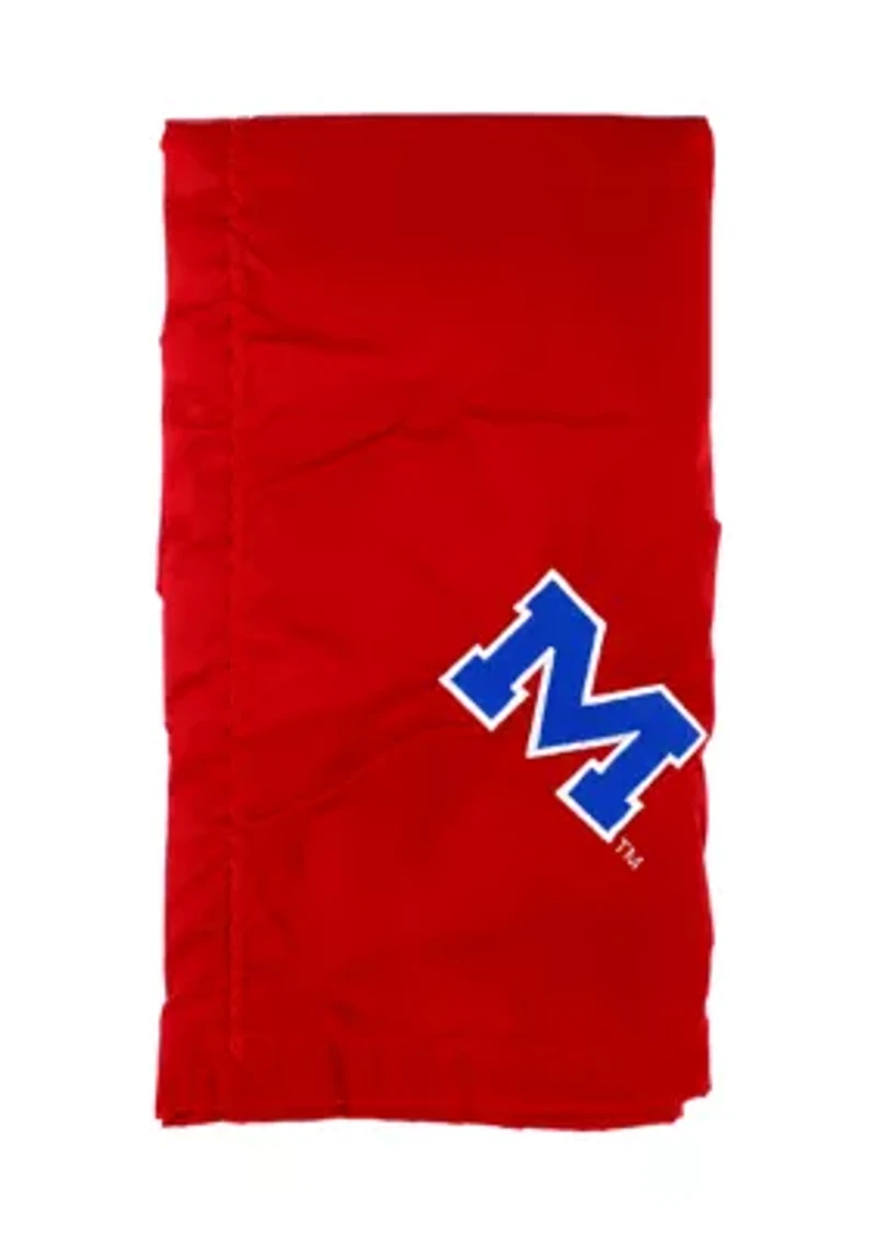 NCAA Ole Miss Rebels 28 in x 28 in Silky and Super Soft Plush Baby Blanket