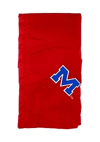 NCAA Ole Miss Rebels 28 in x 28 in Silky and Super Soft Plush Baby Blanket