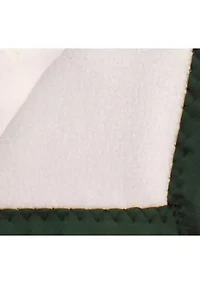 NCAA Michigan State Spartans 28 in x 28 in Silky and Super Soft Plush Baby Blanket