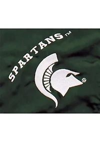 NCAA Michigan State Spartans 28 in x 28 in Silky and Super Soft Plush Baby Blanket