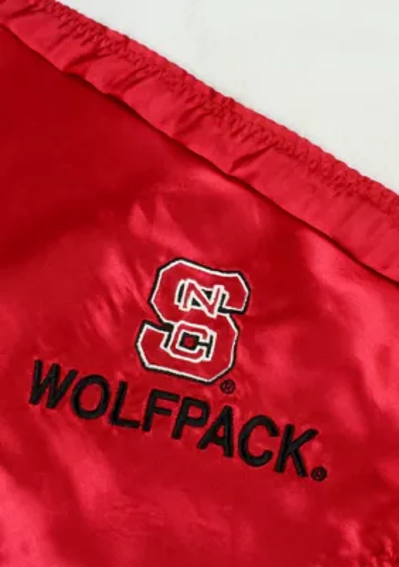 NCAA NC State Wolfpack 28 in x 28 in Silky and Super Soft Plush Baby Blanket