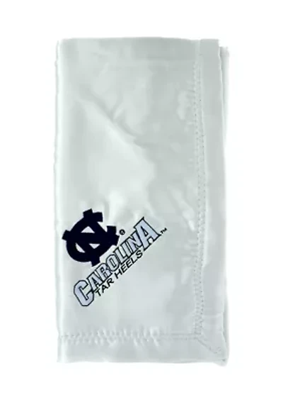 NCAA North Carolina Tar Heels 28 in x 28 in Silky and Super Soft Plush Baby Blanket