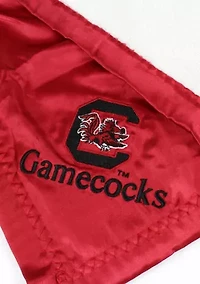 NCAA South Carolina Gamecocks 28 in x 28 in Silky and Super Soft Plush Baby Blanket