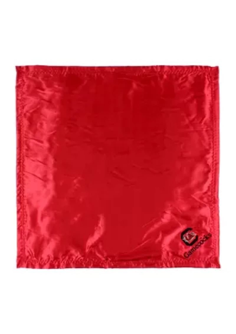 NCAA South Carolina Gamecocks 28 in x 28 in Silky and Super Soft Plush Baby Blanket