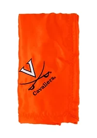 NCAA Virginia Cavaliers 28 in x 28 in Silky and Super Soft Plush Baby Blanket