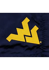 NCAA West Virginia Mountaineers 28 in x 28 in Silky and Super Soft Plush Baby Blanket