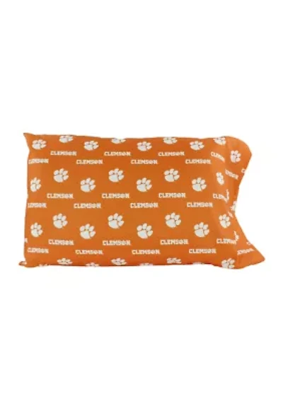 NCAA Clemson Tigers King Pillowcase