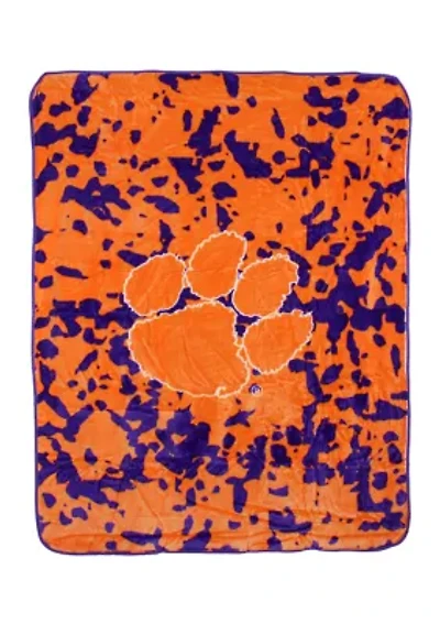NCAA Clemson Tigers Huge Raschel Throw Blanket