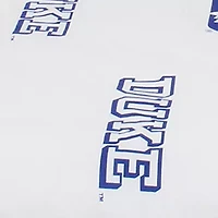 NCAA Duke Blue Devils Baby Crib Fitted Sheet White