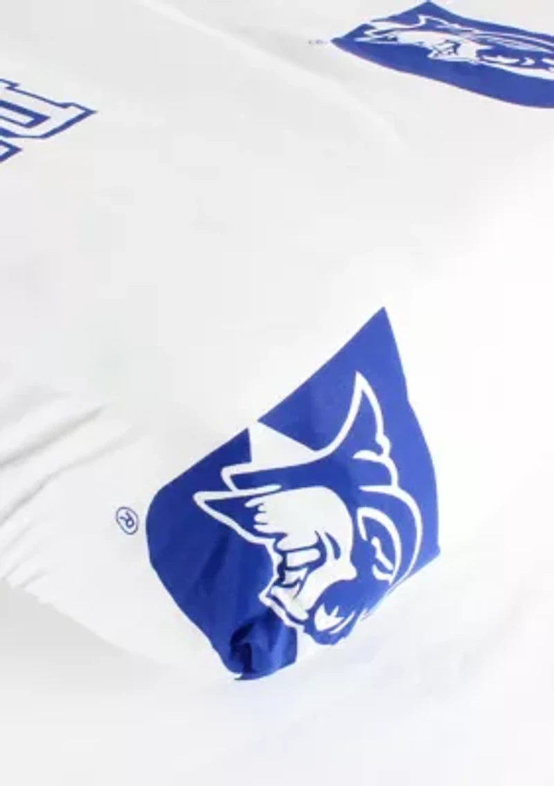 NCAA Duke Blue Devils Baby Crib Fitted Sheet White
