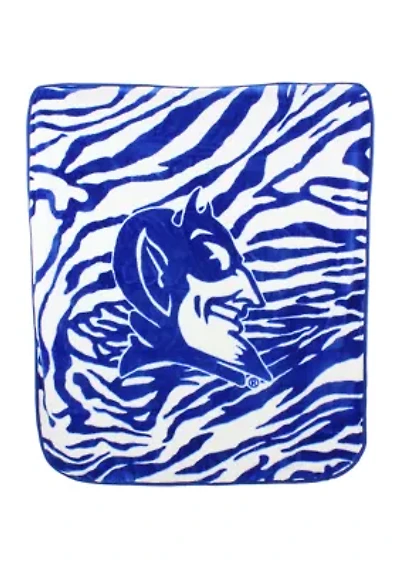 NCAA Duke Blue Devils Soft Raschel Throw Blanket