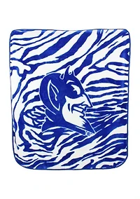 NCAA Duke Blue Devils Soft Raschel Throw Blanket