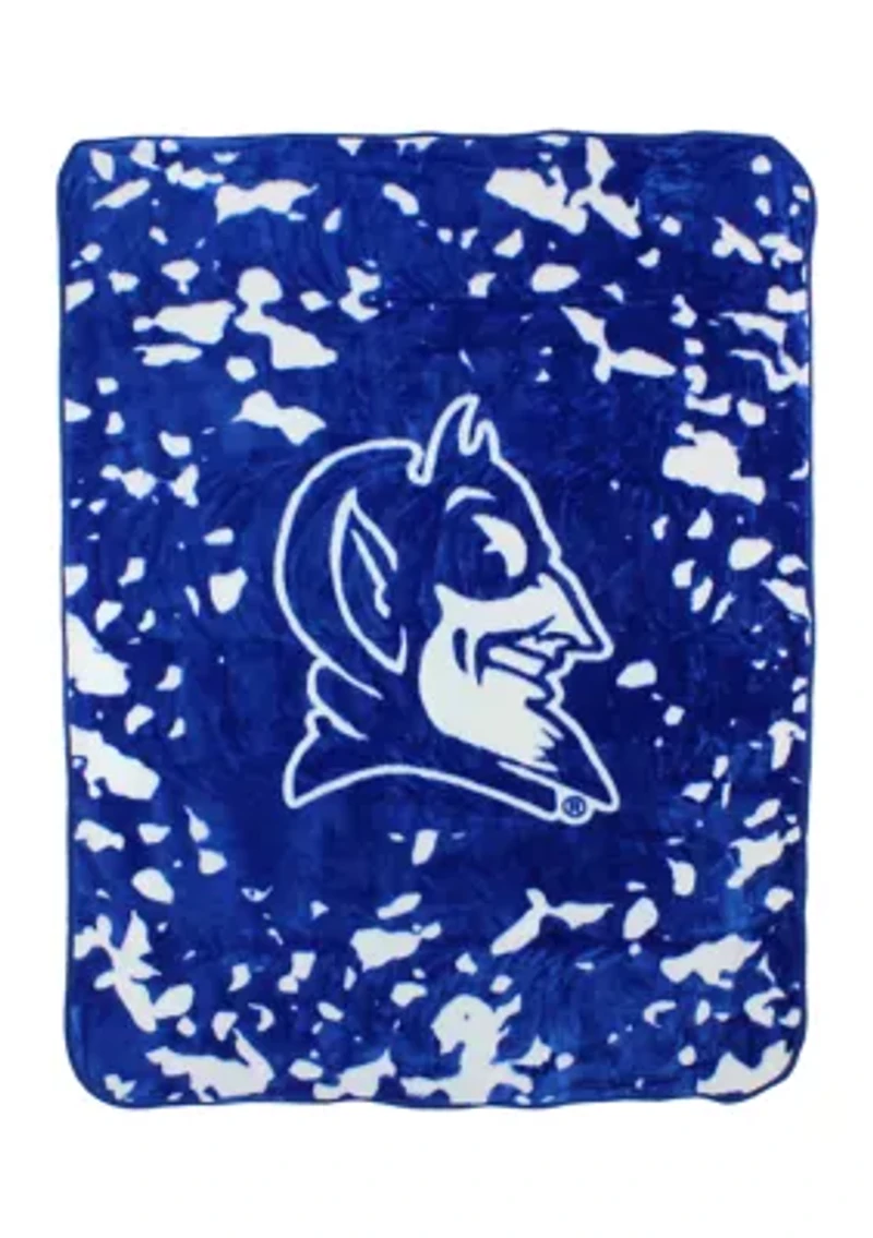 NCAA Duke Blue Devils Huge Raschel Throw Blanket