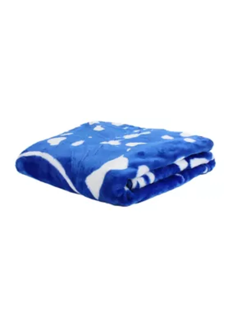 NCAA Duke Blue Devils Huge Raschel Throw Blanket