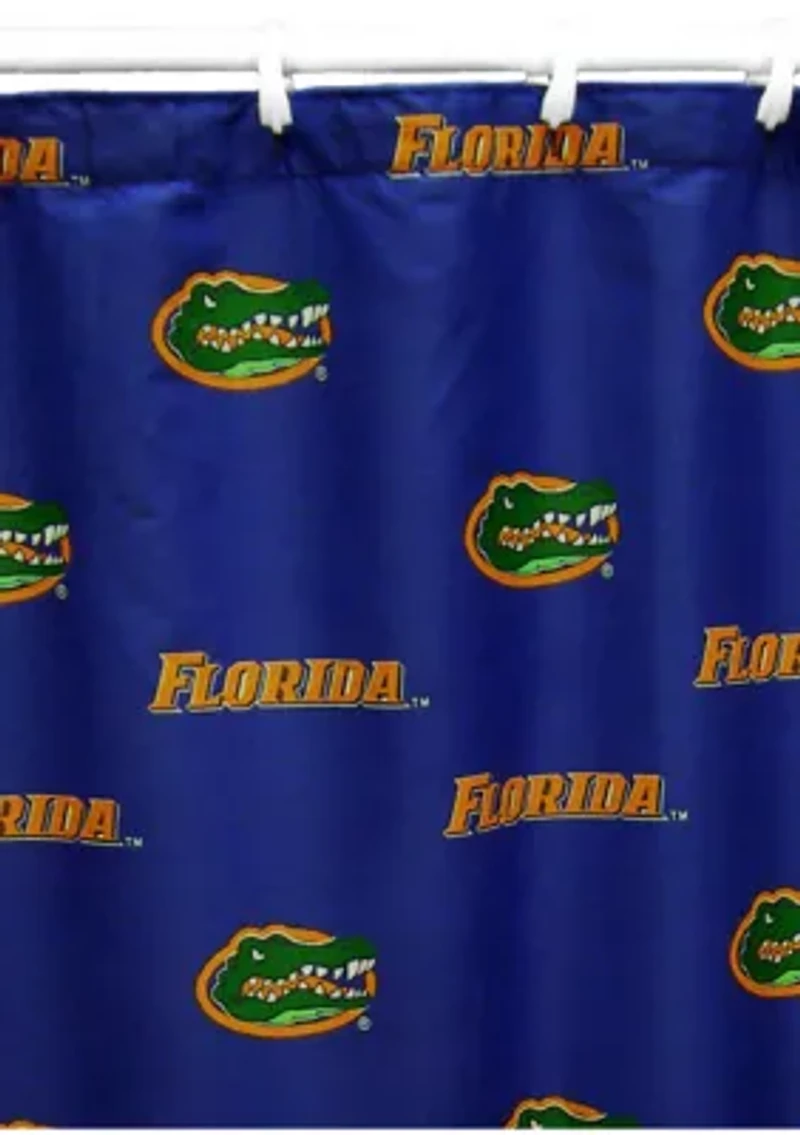 NCAA Florida Gators Printed Shower Curtain Cover