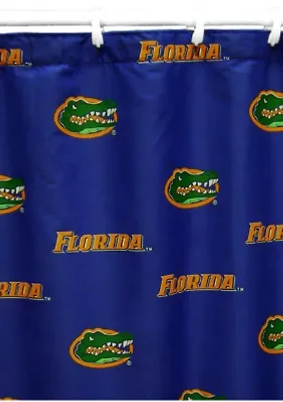 NCAA Florida Gators Printed Shower Curtain Cover