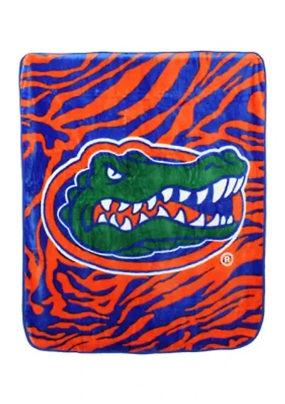 NCAA Florida Gators Soft Raschel Throw Blanket