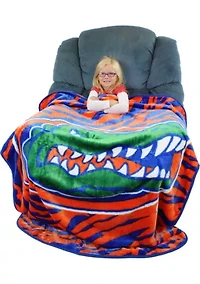 NCAA Florida Gators Soft Raschel Throw Blanket